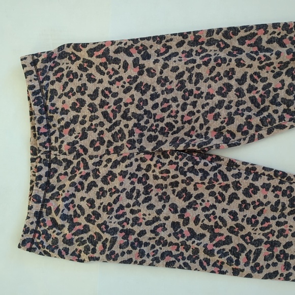 Cuddl Duds Climate Right Animal Print Leggings MEDIUM Pink Leopard - Picture 4 of 11